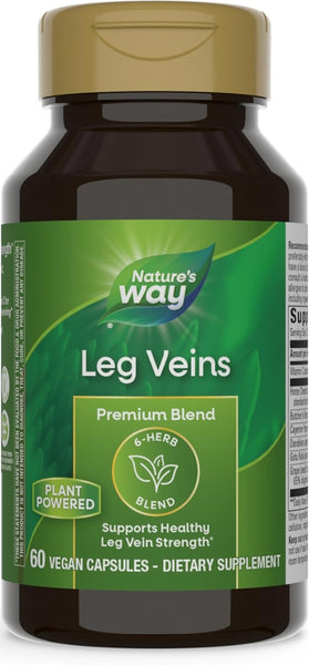 NATURE'S WAY Leg Veins - 60 VEGAN Capsules