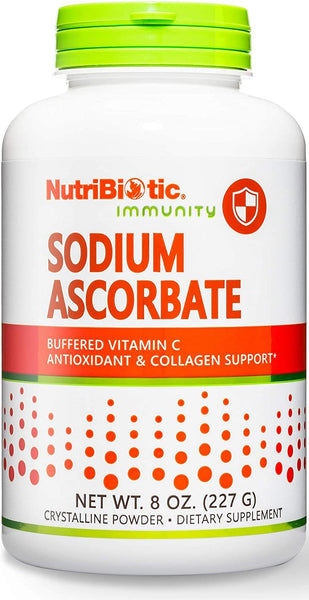 NUTRIBIOTIC Immunity Sodium Ascorbate 8oz 227g