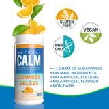 Natural Calm Magnesium Citrate 83mg 120 Vegan Gummies Orange 4