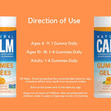 Natural Calm Magnesium Citrate 83mg 120 Vegan Gummies Orange 3