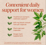 Nature's Way Black Cohosh 540mg | 100 Vegan Capsules