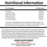 NITRIC OXIDE Booster Supplement UK, Capsules, L-Arginine Citrulline Beetroot