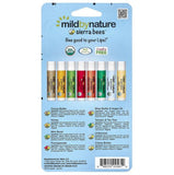 Organic Lip Balms Combo Pack, 8 Pack, MILD BY NATURE, Sierra Bees NEW 3