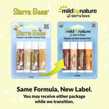 Organic Lip Balms, Variety Pack, 4 Pack, 0.15 oz (4.25 g) Each, MILD BY NATURE, Sierra Bees NEW 4