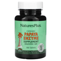 NaturesPlus, Chewable Papaya Enzyme, 180 Tablets,  Digestive Aid Vegan Supplement