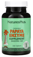 NaturesPlus, Chewable Papaya Enzyme, 360 Tablets,  Digestive Aid Vegetarian Supplement