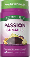 NATURE'S TRUTH Passion Gummies (Natural Passion Punch), 60 Vegan Gummies, Women's Formula