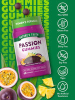 NATURE'S TRUTH Passion Gummies (Natural Passion Punch), 60 Vegan Gummies, Women's Formula