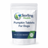 Pumpkin Tablets For Dogs 30, 60, 90, 120, 365, Natural Digestive Fibre Topper UK