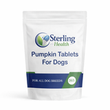 Pumpkin Tablets For Dogs 30, 60, 90, 120, 365, Natural Digestive Fibre Topper UK
