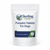 Pumpkin Tablets For Dogs 30, 60, 90, 120, 365, Natural Digestive Fibre Topper UK