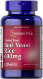 PURITAN'S PRIDE Red Yeast Rice 600mg, 120 Capsules, Rapid Release