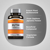 PIPING ROCK Rutin, 500 mg (per serving), 150 Vegetarian Tablets
