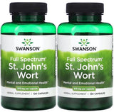 SWANSON Full Spectrum St. John's Wort, 375 mg, 120 Capsules