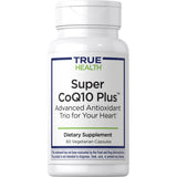TRUE HEALTH Super CoQ10, 60 Vegetarian Capsules, plus Quercetin and Resveratrol