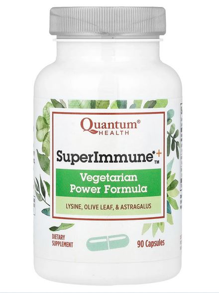 QUANTUM HEALTH, SuperImmune™+, Vegetarian Power Formula, 90 Capsules