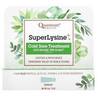 SUPER L- LYSINE COLD SORE CREAM, 21 grams, 0.75oz, Quantum Health, Big Tube