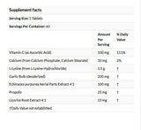QUANTUM HEALTH Super Lysine Immune Support 180 TABLETS