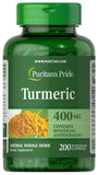 PURITAN'S PRIDE Turmeric 400 mg, 200 Capsules