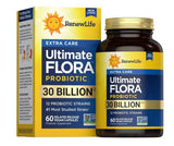 RENEW LIFE Extra Care Ultimate Flora™ Probiotic, 30 Billion CFU, 60 VEGAN Capsules