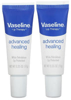 VASELINE Lip Therapy, Advanced Healing, 2 Tubes, 0.35 oz (10 g) Each - Chapped Dry Lips