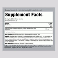 PIPING ROCK Vitex (Chasteberry Fruit), 820 mg, 100 Quick Release Capsules