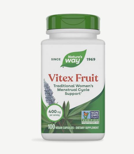 NATURE'S WAY Vitex Fruit 400 mg 100 VEGAN Capsules