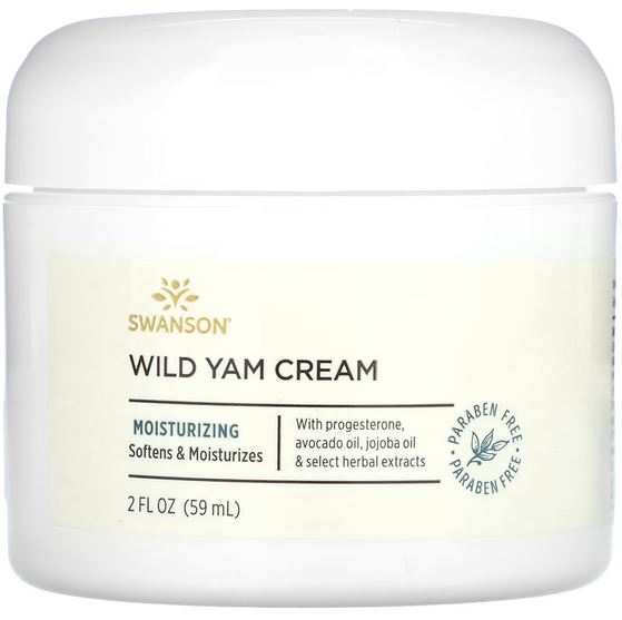 SWANSON Wild Yam Cream, 2 fl oz (59 ml)
