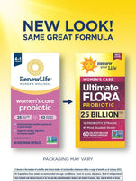 RENEW LIFE Women's Care, Ultimate Flora™ Probiotic, 25 Billion CFU, 60 Delayed Release VEGAN Capsules