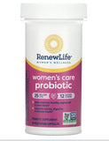 RENEW LIFE Women's Care Probiotic, 25 Billion CFU, 30 Vegetarian Capsules