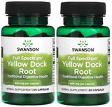 SWANSON Full Spectrum Yellow Dock Root, 400 mg, 60 Capsules