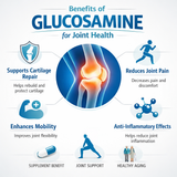 High Strength Glucosamine + Black Seed Oil Joint Support Capsules UK