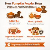 Pumpkin Tablets For Dogs 30, 60, 90, 120, 365, Natural Digestive Fibre Topper UK