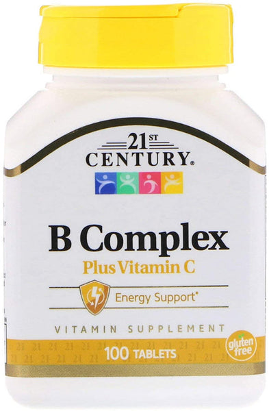 21st CENTURY B-Complex Plus Vitamin C  100 TABLETS