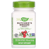 NATURE'S WAY Butcher's Broom 470mg - 100 VEGAN CAPSULES