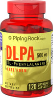 PIPING ROCK DLPA DL-Phenylalanine 500mg 120 CAPSULES