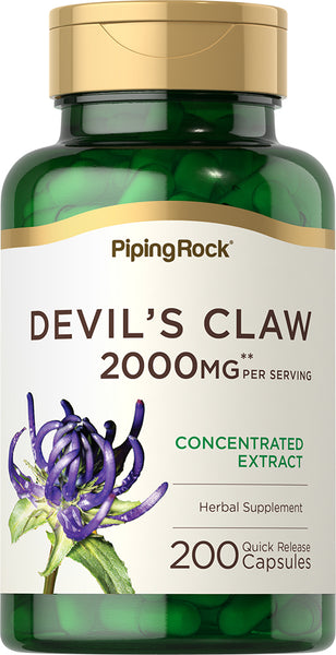PIPING ROCK Devil's Claw 2000mg Serving 200 Capsules