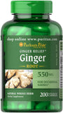 PURITAN'S PRIDE Ginger Root 550mg 200 CAPSULES