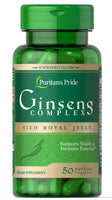 PURITAN'S PRIDE Gingseng Complex with Royal Jelly 50 Capsules