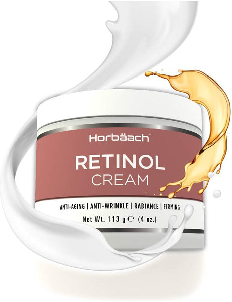 HORBAACH Retinol Cream 4oz (113g) TUB, VEGAN Formula