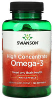 SWANSON High Concentrate Omega-3 120 Mini Softgels Capsules