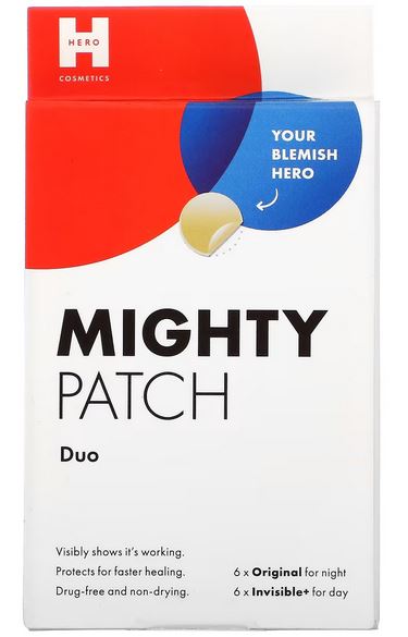 HERO COSMETICS, Mighty Patch Duo, 6 Original + 6 Invisible Patches