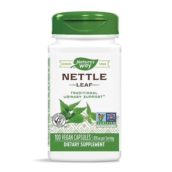NATURE'S WAY Nettle Leaf, 870mg per 2 Capsule Serving 100 VEGAN Capsules