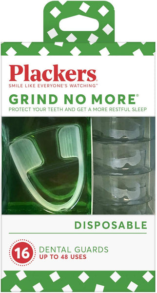 PLACKERS Grind No More 16 x Dental Night Guard for Teeth Grinding - Bruxism