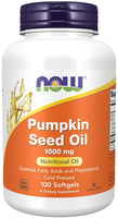 NOW Foods, Pumpkin Seed Oil, 1000mg 100 Softgels