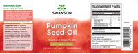 SWANSON Pumpkin Seed Oil 1000mg 100 Softgels