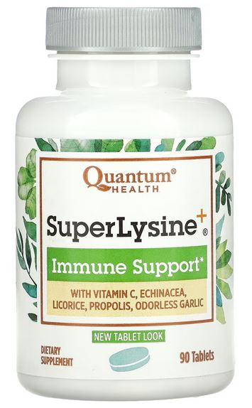 QUANTUM HEALTH Super Lysine Immune Support 90 TABLETS