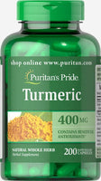 Puritan's Pride Turmeric 400mg 200 Capsules