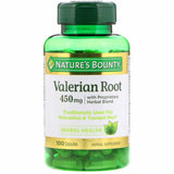 NATURE'S BOUNTY Valerian Root 450mg 100 Capsules