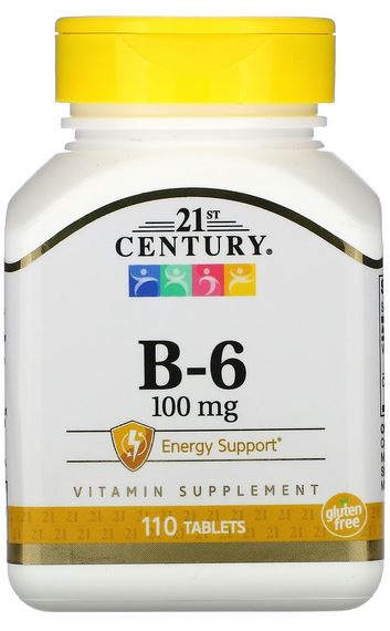 21st CENTURY Vitamin B6 100 mg 110 Tablets 